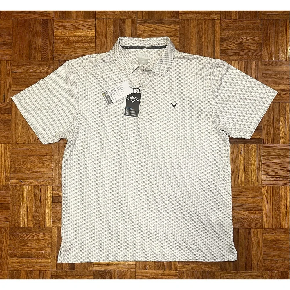 Callaway Men's Opti-Dri Golf Polo Shirt XL Stretch UPF Moisture-Wick NEW $80